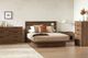 South Shore Holland Natural Walnut Double/Queen Panel Headboard with Storage-1