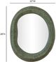 TOV Furniture Orpheus Forest Green Round Wall Mirror-2