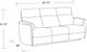 Parker House® Radius Mega Gray Power Reclining Sofa-3