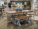 Signature Design by Ashley® Brinfern Antique White/Brown Extendable Dining Table-1