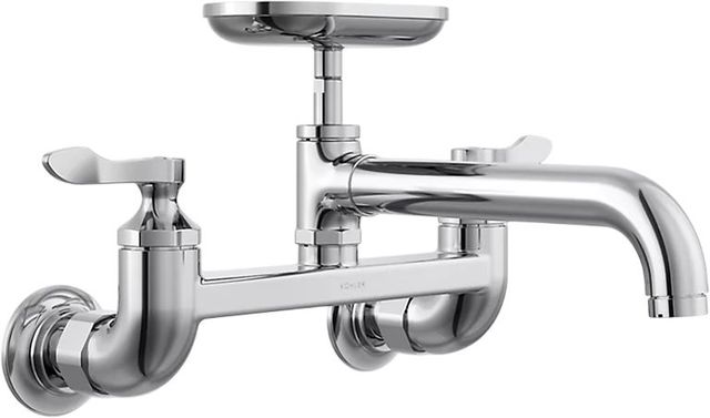 KOHLER® Clearwater® Polished Chrome Kitchen Sink Faucet-0