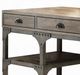 ACME Furniture Gorden Antique Silver/Weathered Oak Writing Desk-1