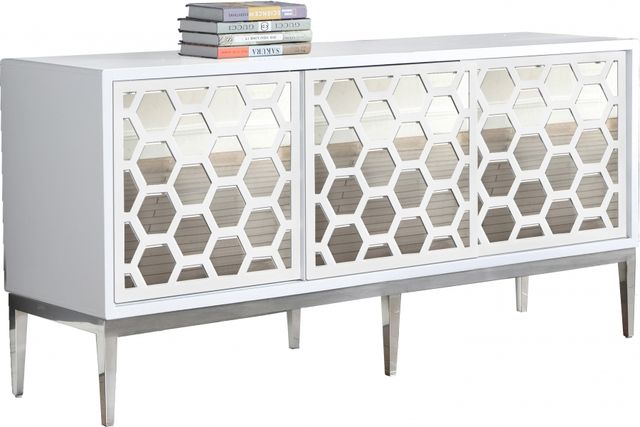 Meridian Furniture Zoey White Sideboard-3