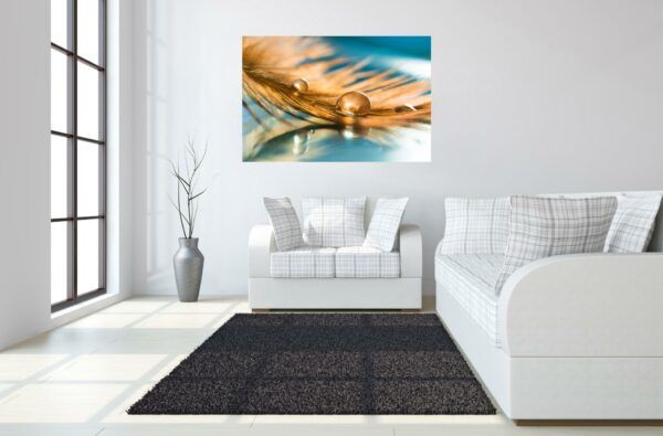 Classy Art Style 12 Floating Tempered Glass with Foil Wall Art-2