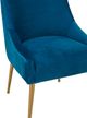 TOV Furniture Beatrix Pleated Navy Side Chair-4