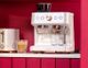 Café™ BELLISSIMO Matte White Semi Automatic Espresso Machine and Frother-1