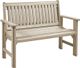 C.R. Plastics Generation Line Beige Garden Bench-0