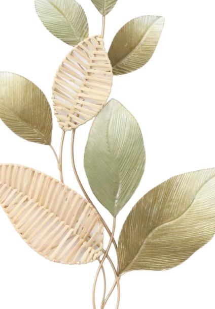 Classy Living Radiant Leafy Wall Sculpture Wall Decor-1