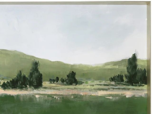 Stylecraft Quiet Meadow Under Soft Gray Wall Art-1