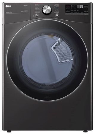 LG 7.4 Cu. Ft. Black Steel Smart Wi-Fi Enabled Front Load Electric Dryer with TurboSteam™ and Built-In Intelligence