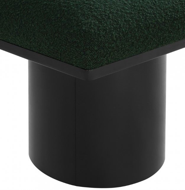 Meridian Furniture Pavilion 2-Piece Green/Black 31" Modular Bench Set-4