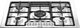 Smeg 30" Stainless Steel Gas Cooktop-0