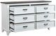Liberty Furniture Allyson Park Charcoal/Wirebrushed White 58" Dresser-1