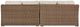 Signature Design by Ashley® Beachcroft 2-Piece Beige/Brown Outdoor Fabric/Resin Wicker Loveseat-1