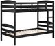 Homelegance® Lani Wire Brushed Black Twin over Twin Youth Bunk Bed-2
