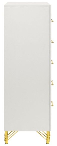 Coaster® Lucia White 5-Drawer Chest-2
