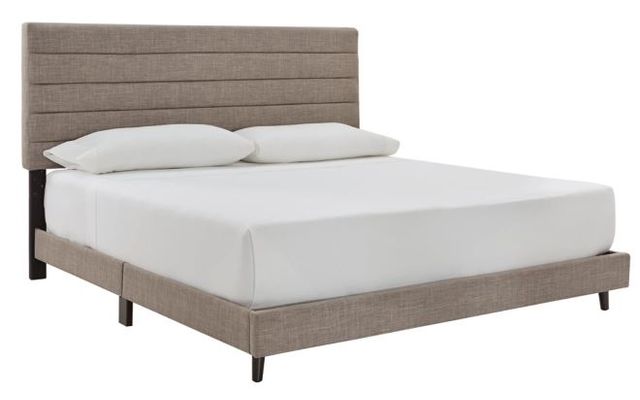 Signature Design by Ashley® Vintasso Gray Upholstered Queen Bed-0
