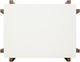 Flexsteel® Lincoln White End Table with Walnut Base-3