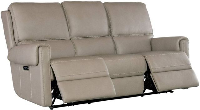 Hooker® Furniture SS Somers Dark Taupe Power Reclining Sofa with Power Headrest-1