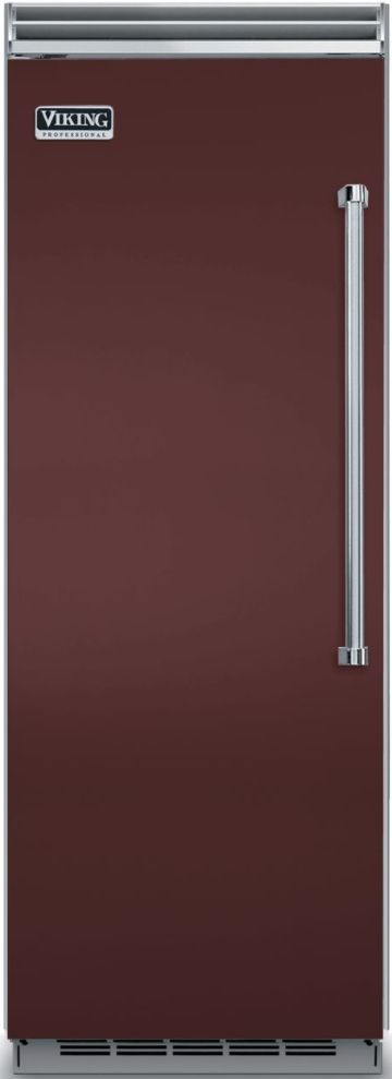 Viking® 5 Series 15.9 Cu. Ft. Kalamata Red Professional Left Hinge All Freezer-0