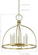 Forty West Jane Gold Chandelier-1
