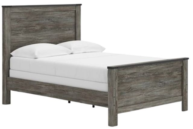 Signature Design by Ashley® Frandern Black/Gray Full Panel Bed-0