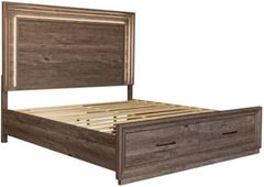 Liberty Furniture Horizons Greystone Queen Storage Bed