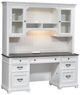 Liberty Furniture Allyson Park 3-Piece Charcoal/Wirebrushed White Desk Set-2