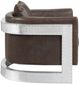 ACME Furniture Betla Aluminum/Espresso Accent Chair-3