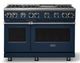 Viking® 7 Series 48" Slate Blue Pro Style Liquid Propane Gas Range with 12" Reversible Griddle-0