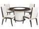 Michael Amini® Paris Chic Espresso Round Dining Table-4