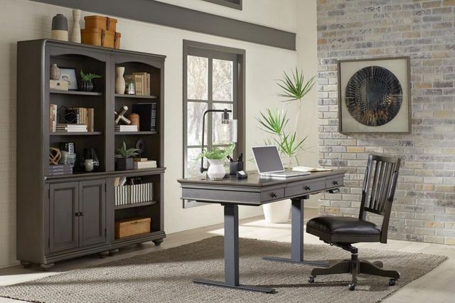 aspenhome® Oxford Peppercorn 60'' Lift Desk-1