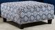 Furniture of America® Waldport Navy Ottoman-2