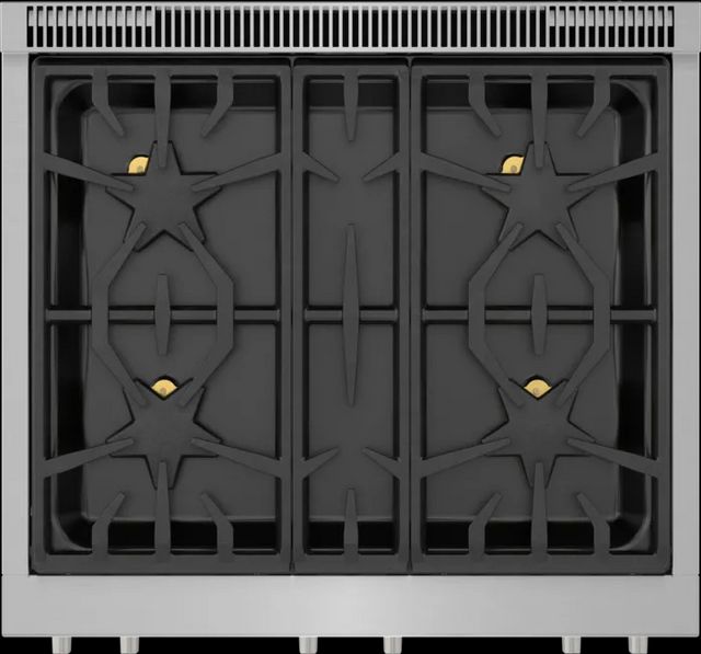Thermador® Pro Harmony® 30" Stainless Steel Pro Style Natural Gas Range-9