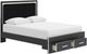Signature Design by Ashley® Birmonton Black Queen Upholstered Storage Panel Bed-3