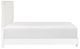 Homelegance® Linea Cream/Pearl White Eastern King Panel Bed-4
