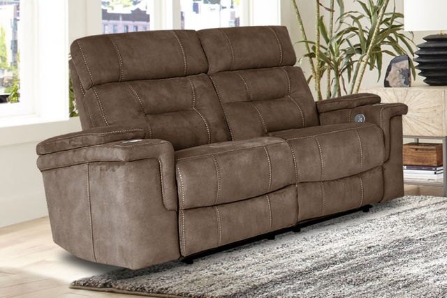 Parker House® Diesel Cobra Brown Power Reclining Loveseat-0