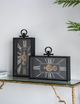 A & B Home Black/Gold Decorative Gear Table Clock-5
