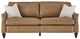 Best® Home Furnishings Customizable Adeline Revella Leather Incliner Sofa with Dark Walnut Legs-2