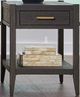 Null Furniture Manhattan Espresso Rectangular End Table -0