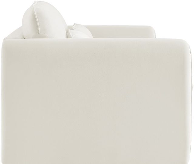 Meridian Furniture Sloan Cream Velvet Loveseat-3