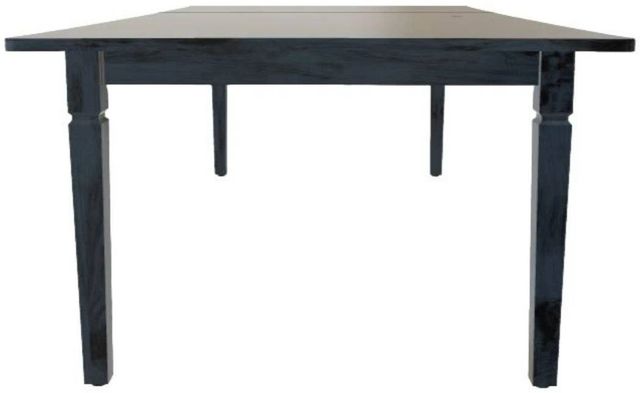 Mavin Customizable 48" x 72" Concave Extendable Dining Table with 2 Leaves-2