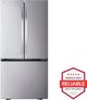 LG 33" 20.8 Cu. Ft. PrintProof™ Stainless Steel Counter Depth MAX™ French Door Refrigerator-3