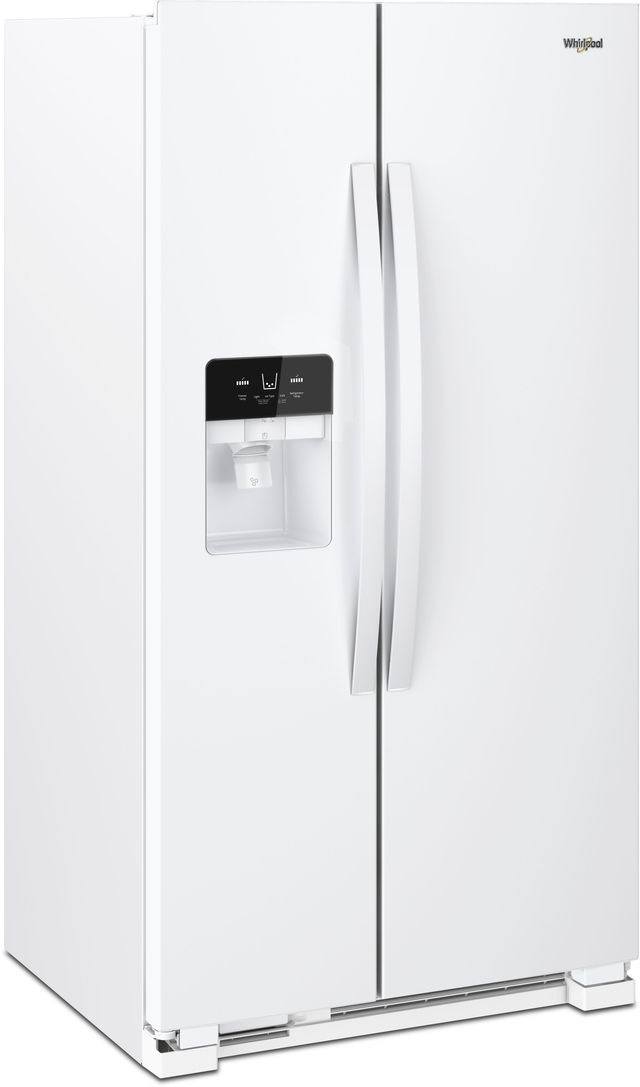 Whirlpool® 36" 24.5 Cu. Ft. Side-by-Side Refrigerator-White-2