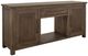 International Furniture Direct Novus Lodge Brown Fireplace TV Stand-0