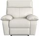 Elements International Wildcat Aviarah White Manual Recliner-3