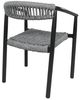 CabanaCoast® Customizable Breezeway Aluminum Outdoor Dining Chair-4
