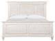 Magnussen Home® Newport Alabaster Queen Shutter Panel Bed-2