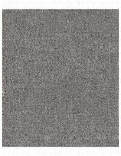 Surya Hamlet Medium Gray 50"x60" Throw Blanket-1