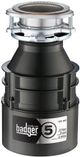 InSinkErator® Badger® 5 0.5 HP Continuous Feed Black Garbage Disposal-1